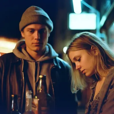 5AM in the bar. Part 3. Shot by on - AI artwork, 22 Apr 2023