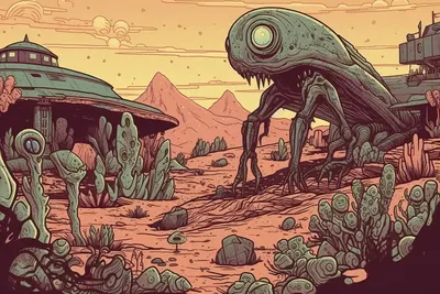 New worlds. New series. Evey now and then there will be post of some landscapes in different art styles. Todays is inspired by Dan Hipp - AI artwork, 23 Apr 2023