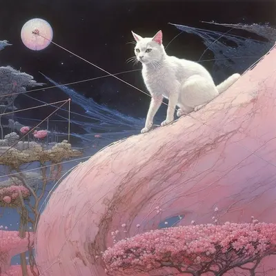 Space kittens - AI artwork, 19 Apr 2023