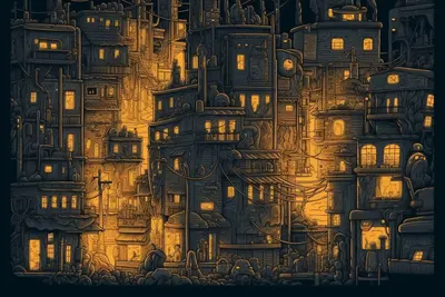 Exploration of the city continues. Muggily - AI artwork, 24 Apr 2023