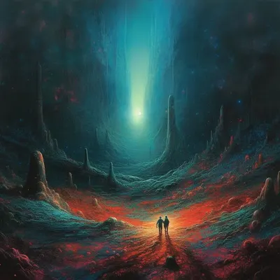 Into the void revised with - AI artwork, 18 Apr 2023