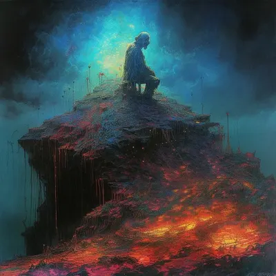 Into the void revised with - AI artwork, 18 Apr 2023