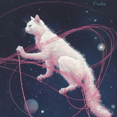 Space kittens - AI artwork, 19 Apr 2023