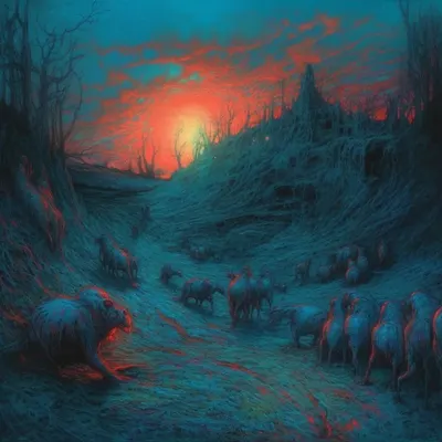 Into the void revised with - AI artwork, 18 Apr 2023