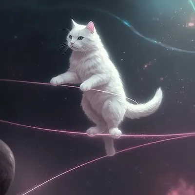 Space kittens - AI artwork, 19 Apr 2023