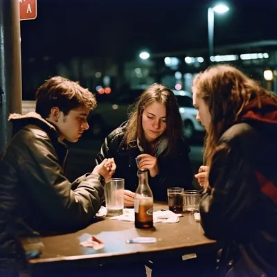 5AM in the bar. Part 3. Shot by on - AI artwork, 22 Apr 2023