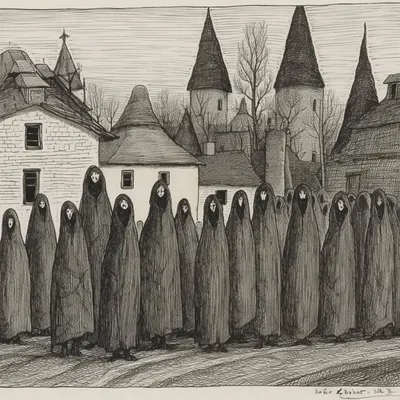Ghosts of - AI artwork, 19 Apr 2023