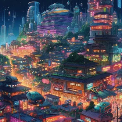 Wonder what the city would look like? I believe there won't be much difference as the cities now are built on the previous ones. We will adapt the technology, but it won't change the core of what humans are - AI artwork, 4 May 2023