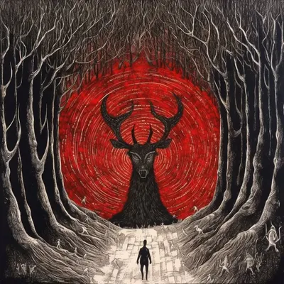 God of the Forest - AI artwork, 24 May 2023