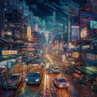 Wonder what the city would look like? I believe there won't be much difference as the cities now are built on the previous ones. We will adapt the technology, but it won't change the core of what humans are - AI artwork, 4 May 2023