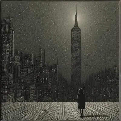 Night in the city - AI artwork, 9 May 2023