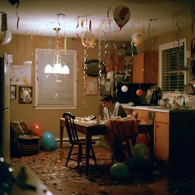 After the Party: Part II - AI artwork, 28 May 2023