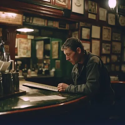 5AM in the bar. Part V - AI artwork, 7 May 2023