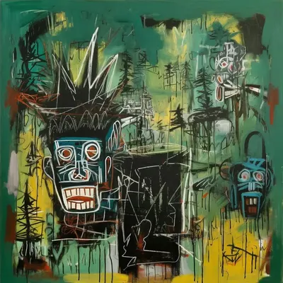 This is the another study and also tribute to his works and courage. This time the prompts were wider as the subjects we touched were focused more on the places like and without specifics neither details - AI artwork, 16 May 2023