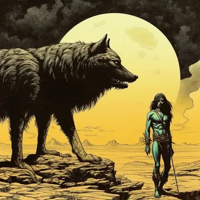 Man and the - AI artwork, 6 May 2023
