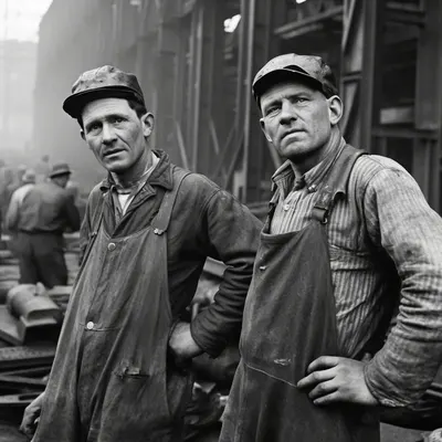 In the heart of Polish history, there is a group of unsung heroes who have played a vital role in shaping our nation's identity. Let's take a moment to honor the resilient and hardworking steelworkers of Poland! For decades, these dedicated individuals have been the backbone of our industrial progress, fueling our economy with their skill and determination. From the smoldering furnaces to the clang of machinery, their unwavering commitment has been instrumental in building Poland's industrial might. Through their labor, Polish steelworkers have left an indelible mark on our nation's history. They have not only contributed to our economic growth but have also symbolized the strength and resilience of the Polish spirit. Despite facing numerous challenges, they have stood tall, forging the very foundations of our modern society. These men and women have shown unwavering solidarity in times of struggle, often taking to the streets to advocate for their rights and the betterment of their communities. They have fought for fair wages, safer working conditions, and the well-being of their fellow workers, embodying the spirit of unity and camaraderie. The efforts of Polish steelworkers have been vital in propelling Poland forward, supporting industries and providing countless opportunities for our citizens. Their craftsmanship and expertise have helped create remarkable structures that dot our landscape, symbolizing the growth and progress of our nation. Today, we pay tribute to these remarkable individuals who have shaped Polish history. Their hard work, dedication, and sacrifices deserve our utmost respect and appreciation. Let's remember and celebrate the legacy of Polish steelworkers, forever engrained in the annals of our nation's heritage - AI artwork, 12 Jun 2023