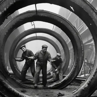 In the heart of Polish history, there is a group of unsung heroes who have played a vital role in shaping our nation's identity. Let's take a moment to honor the resilient and hardworking steelworkers of Poland! For decades, these dedicated individuals have been the backbone of our industrial progress, fueling our economy with their skill and determination. From the smoldering furnaces to the clang of machinery, their unwavering commitment has been instrumental in building Poland's industrial might. Through their labor, Polish steelworkers have left an indelible mark on our nation's history. They have not only contributed to our economic growth but have also symbolized the strength and resilience of the Polish spirit. Despite facing numerous challenges, they have stood tall, forging the very foundations of our modern society. These men and women have shown unwavering solidarity in times of struggle, often taking to the streets to advocate for their rights and the betterment of their communities. They have fought for fair wages, safer working conditions, and the well-being of their fellow workers, embodying the spirit of unity and camaraderie. The efforts of Polish steelworkers have been vital in propelling Poland forward, supporting industries and providing countless opportunities for our citizens. Their craftsmanship and expertise have helped create remarkable structures that dot our landscape, symbolizing the growth and progress of our nation. Today, we pay tribute to these remarkable individuals who have shaped Polish history. Their hard work, dedication, and sacrifices deserve our utmost respect and appreciation. Let's remember and celebrate the legacy of Polish steelworkers, forever engrained in the annals of our nation's heritage - AI artwork, 12 Jun 2023