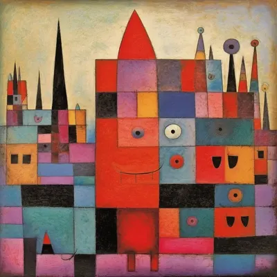 Nonfigurative art, also known as abstract art, is a style of art that does not attempt to represent an accurate depiction of visual reality. Instead, it uses shapes, colors, forms, and gestural marks to achieve its effect. The focus is often on expressing emotions, concepts, or perceptions. There are numerous prominent artists across various forms of art, eras, and styles. In the realm of nonfigurative or abstract art, a few key figures include: Wassily Kandinsky: Often credited as the pioneer of European abstract art. His work progressed from figurative painting to more abstract forms under the influence of music and spiritualism. Piet Mondrian: Known for his straight lines and primary colors, Mondrian's style, called 'De Stijl' or 'neoplasticism,' is one of the most recognized in abstract art. Jackson Pollock: Famous for his 'drip paintings,' Pollock is a prominent figure in the abstract expressionist movement. His works are characterized by large canvases splattered with paint, creating an energetic, chaotic effect. Mark Rothko: Known for his 'color field' paintings which consist of large areas of single colors, Rothko's works are deeply emotional and focus on color relationships. Kazimir Malevich: He created the 'Suprematist' movement, focusing on basic geometric shapes like circles and squares, and is known for works like 'Black Square.' - AI artwork, 2 Jul 2023