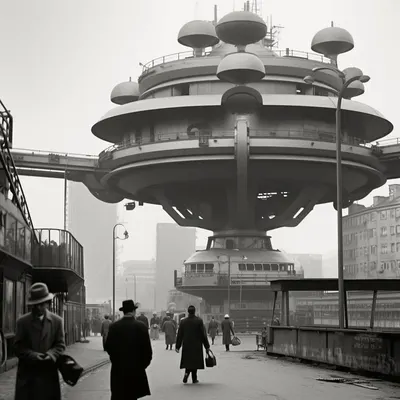 Retrofuturism - AI artwork, 1 Jul 2023