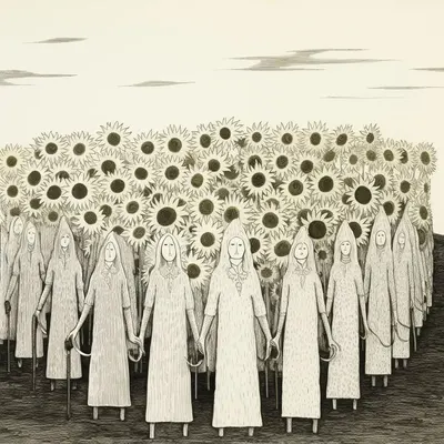 Midsommar - AI artwork, 1 Aug 2023