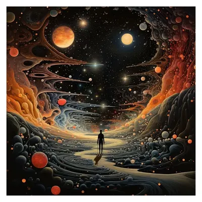 Imagination plays a pivotal role in quantum physics. Quantum mechanics is notorious for challenging our intuitive grasp of the world with phenomena that defy common sense. From particles existing in multiple places at the same time to being 'entangled' over vast distances, the quantum world is truly strange. To make sense of these phenomena, we must dare to imagine beyond the limits of our everyday experiences. As Albert Einstein once said, 'Imagination is more important than knowledge.' Indeed, our capacity to imagine new possibilities allows us to explore the quantum realm, develop new theories, and comprehend the mind-boggling nature of the quantum world. Theoretical physicist Richard Feynman also recognized this when he said, 'I think I can safely say that nobody understands quantum mechanics.' As we probe deeper into the quantum realm, imagination continues to guide our journey into the heart of matter, illuminating the path to understanding the deepest mysteries of the universe. 11/11 - AI artwork, 16 Aug 2023