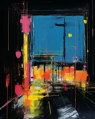 Neon City - AI artwork, 23 Aug 2023