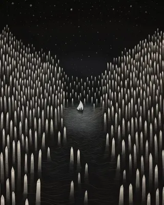 Ghosts of the sea - AI artwork, 25 Aug 2023