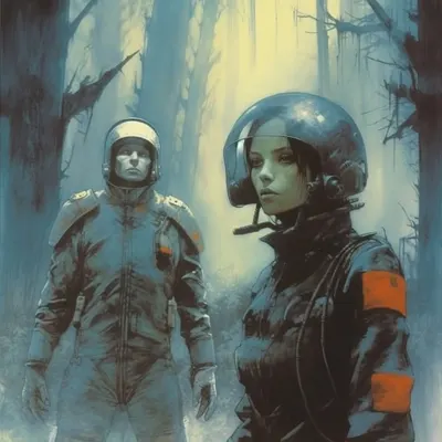 Sci-fi illustrations - AI artwork, 19 Aug 2023