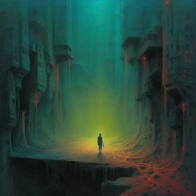 Often, my greatest fear isn't the dark or the unknown, but rather the notion of not truly knowing; of being subtly, imperceptibly steered by forces beyond my comprehension. It's the thought of being unconsciously controlled, a puppet to unseen strings, that truly keeps me up at night. In an age of information overload, I find myself seeking clarity, yearning to break free from the unseen chains that might bind me - AI artwork, 21 Aug 2023
