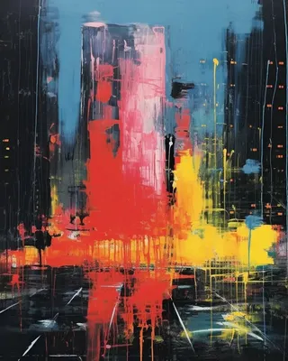 Neon City - AI artwork, 23 Aug 2023