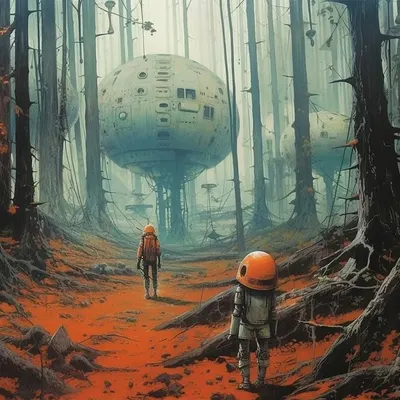 Sci-fi illustrations - AI artwork, 19 Aug 2023