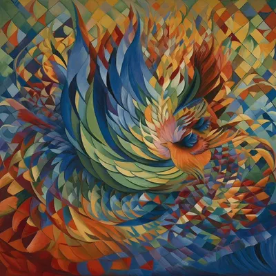 Abstract Folklore - AI artwork, 17 Sep 2023
