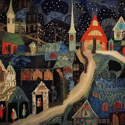 When the night falls, the world transforms into a realm of mystery and enchantment. Whether you're an adventurer seeking new horizons or a dreamer lost in thought, the night holds its secrets for all. Wander through dimly lit streets, let the city's secrets whisper in your ear. Or escape into nature's embrace, where the rustling leaves and twinkling stars will be your companions. Share a candlelit dinner with a loved one, or enjoy a solitary feast under the moon's gentle glow. Dive into a book, unlock hidden worlds with your imagination, or simply lay back and stargaze, pondering the mysteries of the cosmos. The night is your canvas, and its mysteries await your discovery. Where will your adventures take you when darkness falls? - AI artwork, 12 Sep 2023