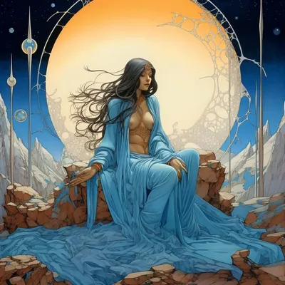 Lúthien . Thank you for the inspiration, @pamietnik_ksiazkowy2022 - AI artwork, 7 Sep 2023