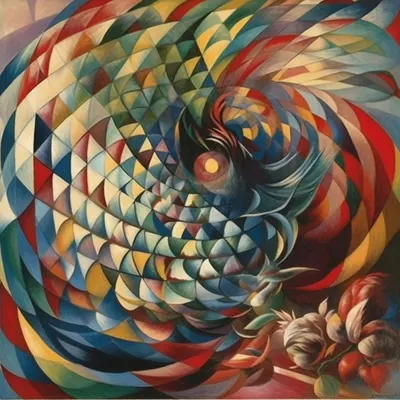 Abstract Folklore - AI artwork, 17 Sep 2023