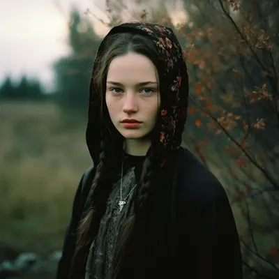AI Portrait: Slavic Folklore. 35mm - AI artwork, 3 Sep 2023