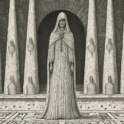 In the quiet of the night, I find solace in the presence of the High Priestess She reminds me to listen closely to the whispers of my intuition, for within them lie the answers to life's mysteries Embracing the darkness, I embark on a journey of self-discovery, seeking the profound wisdom that resides in the depths of my soul - AI artwork, 13 Sep 2023