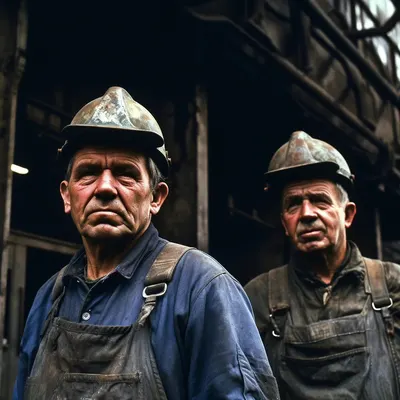AI Portrait: steelworkers - AI artwork, 19 Sep 2023