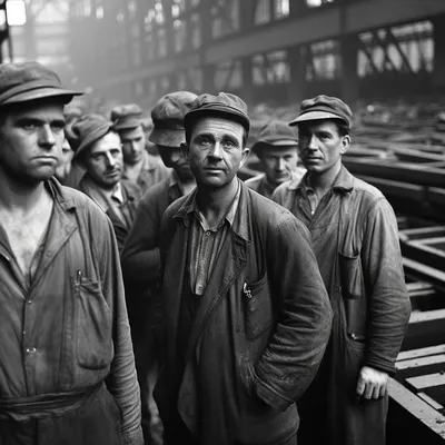 AI Portrait: steelworkers - AI artwork, 19 Sep 2023