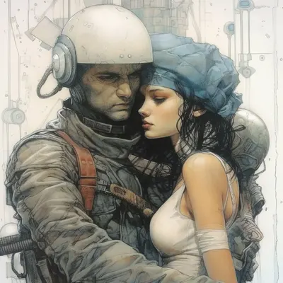 Will love to prevail in an age of highly advanced technology? - AI artwork, 5 Sep 2023