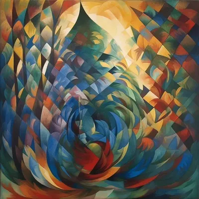 Abstract Folklore - AI artwork, 17 Sep 2023