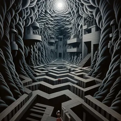 infinitum - AI artwork, 15 Oct 2023