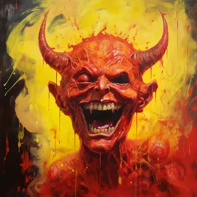 Exploring the Devil Across Cultures The devil, a symbol of temptation and malevolence, takes on various forms in different cultures and religions. Here's a brief dive into this multifaceted concept: Christianity: Known as Satan or Lucifer, the devil is a fallen angel who tempts humans and embodies evil. Islam: Iblis or Shaytan in Islam, a rebellious figure who seeks to lead people astray. Other Belief Systems: The idea of malevolent supernatural beings varies across cultures, and some may not have a devil figure at all. Modern Interpretations: In literature and media, the devil often symbolizes human capacity for wrongdoing and the struggle between good and evil within us.The devil is a complex symbol that's interpreted differently, making it an enduring concept in our imagination - AI artwork, 28 Oct 2023