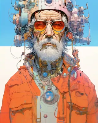 Characters - AI artwork, 9 Oct 2023
