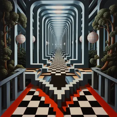 infinitum - AI artwork, 15 Oct 2023