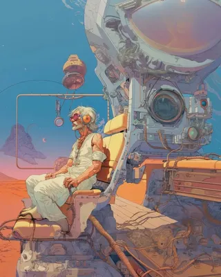 Characters - AI artwork, 9 Oct 2023