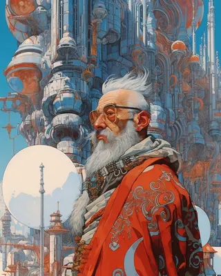 Characters - AI artwork, 9 Oct 2023