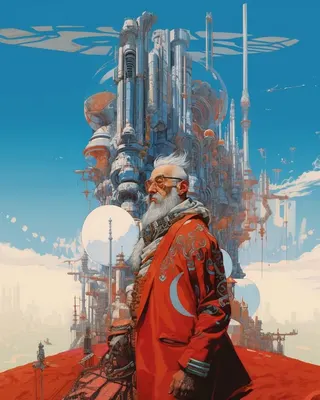 Characters - AI artwork, 9 Oct 2023