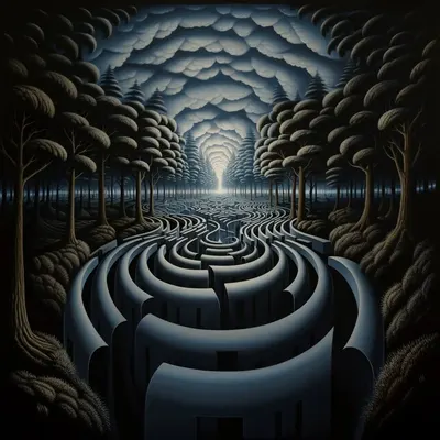 infinitum - AI artwork, 15 Oct 2023