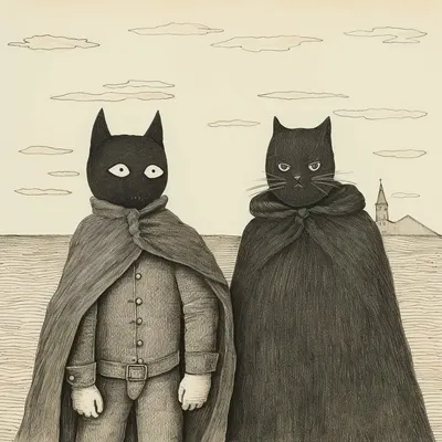 The Catman Strikes Back - AI artwork, 17 Oct 2023